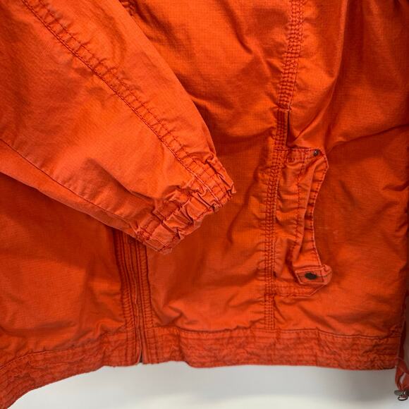 Eddie Bauer Orange Spring Lightweight Full Zip Hooded Jacket Womens Large - Picture 7 of 16